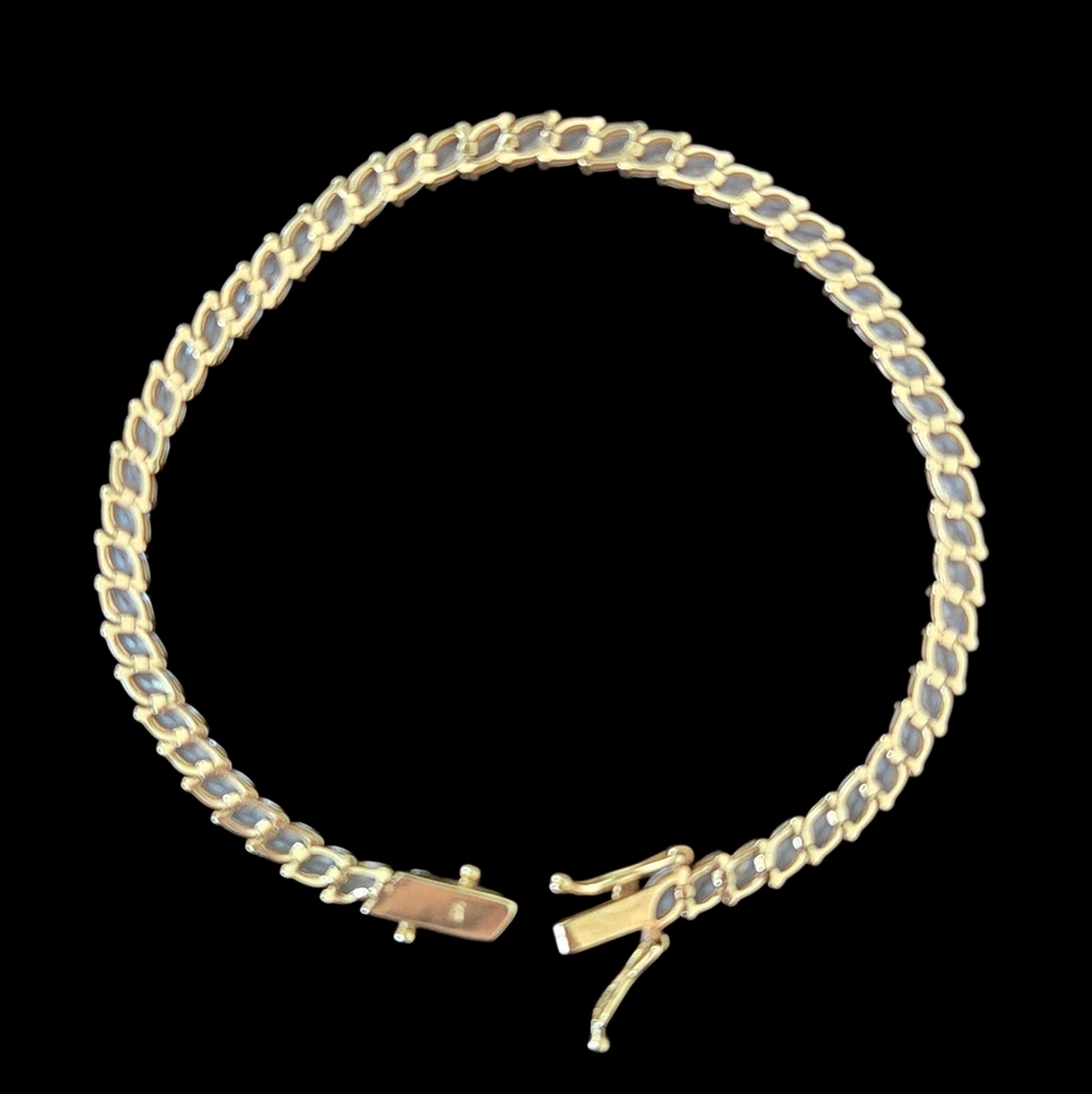 14K Gold Tennis Bracelet - Picture 6 of 6